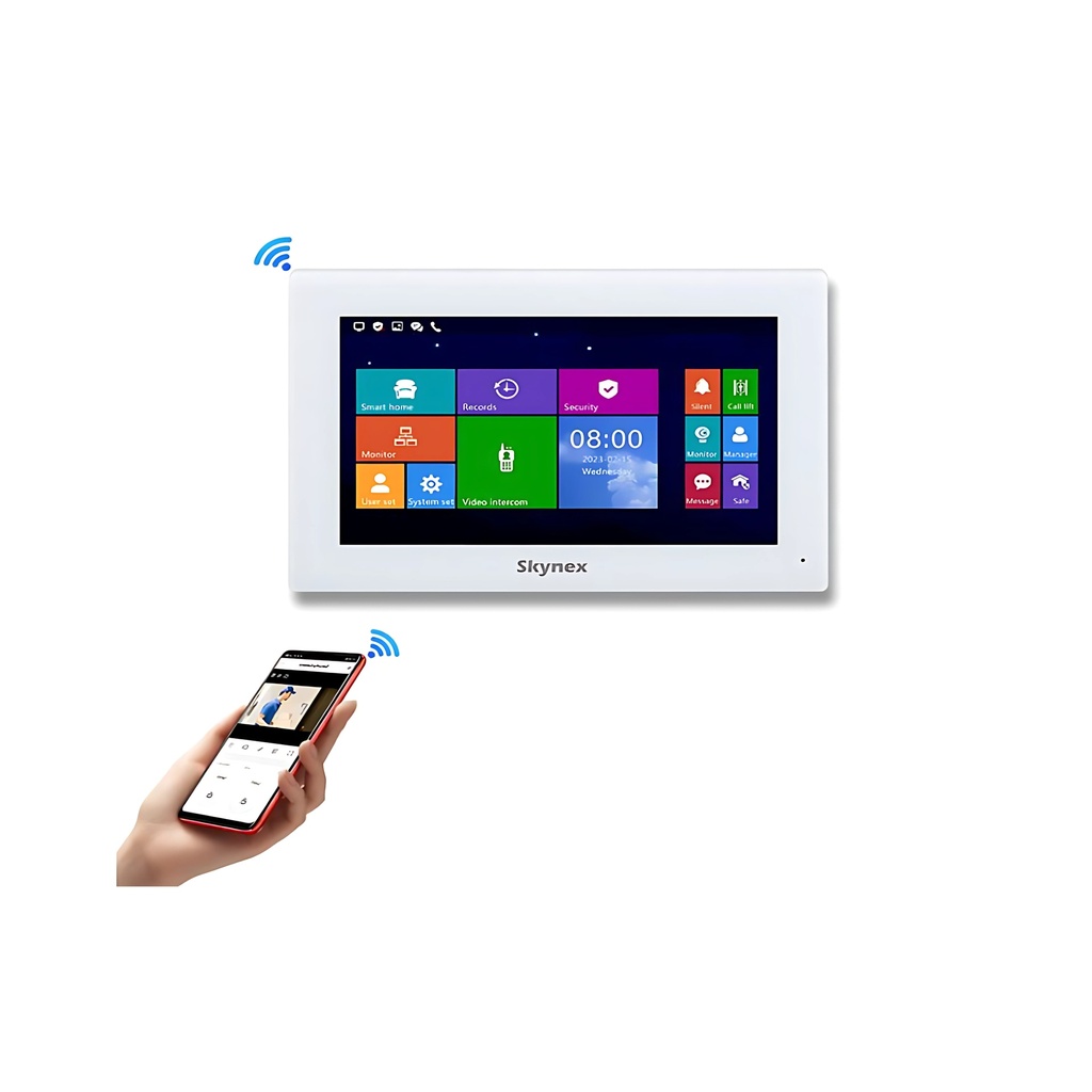 Skynex 7-inch IP Indoor Monitor Touch Screen Model Nb: SKY-IP-M72TTUYA