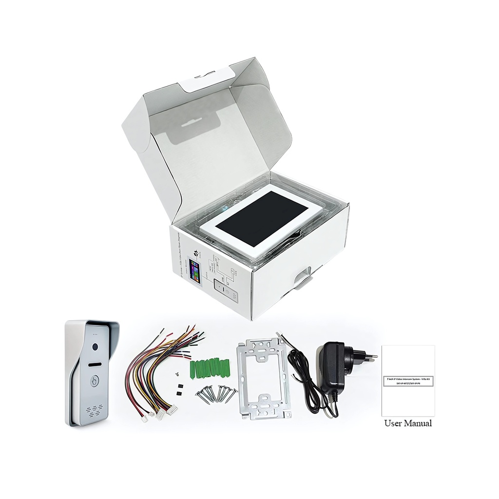 Skynex 7 Inch IP Villa Kit Model Nb: SKY-IP-M72TTUYA ＋ SKY-IP-P4