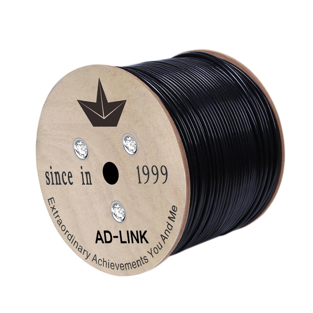 AD-Link Network UTP Cable Double Jacket Cat6e Outdoor Roll 305M