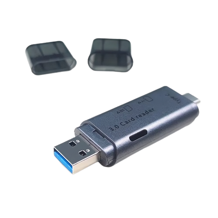 3.0 Type-C/USB/MICRO To Card Reader + USB Female