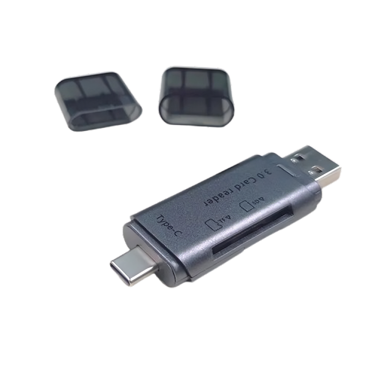 3.0 Type-C/USB/MICRO To Card Reader + USB Female
