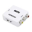 HD Video Converter Mini HDMI to AV UP Scaler 1080P