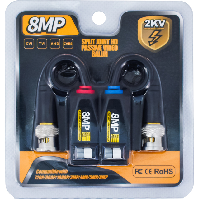 8MP 2KV Video Balun [ES8]