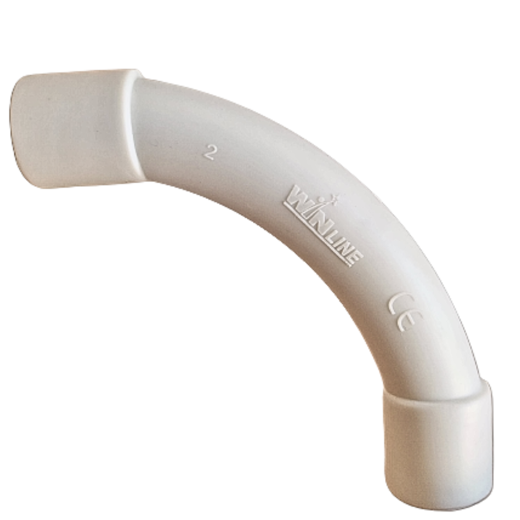 Winline PVC 20mm Curved Pipe WN-ELB20