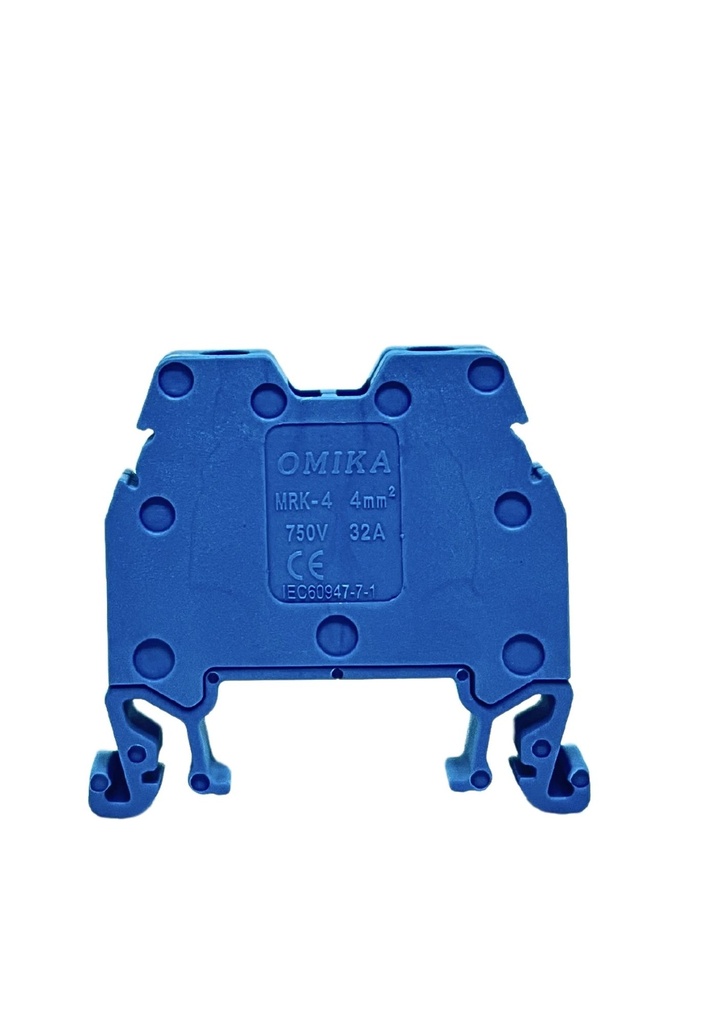 OMIKA MRK-4 Electric Junction 4mm² 750V 32A - Blue