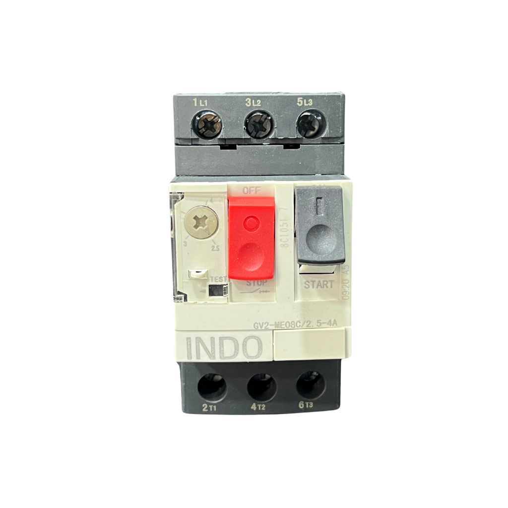 INDO Motor Circuit Breaker GV2-ME 08C/2.5-4A