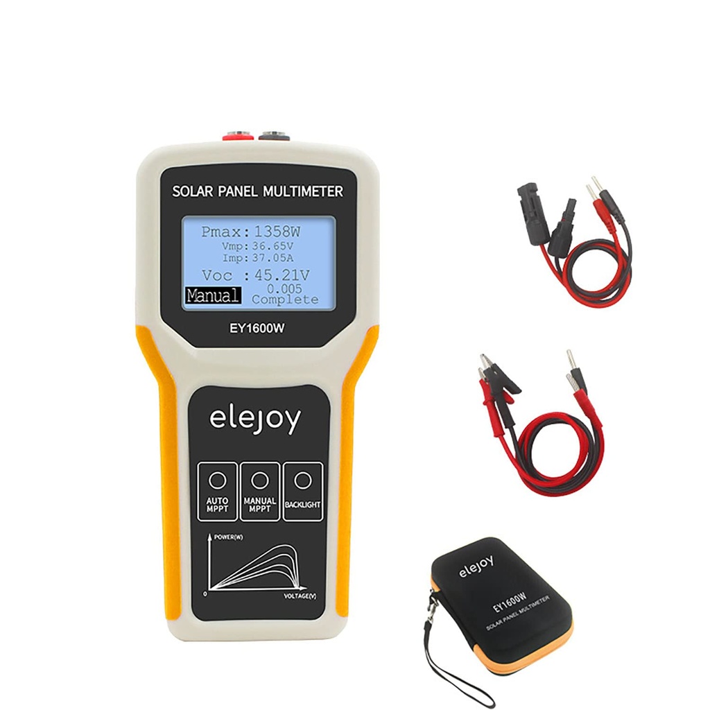 [EY1600W] Elejoy LCD Solar panel multimeter Max 1600W Model: EY1600W