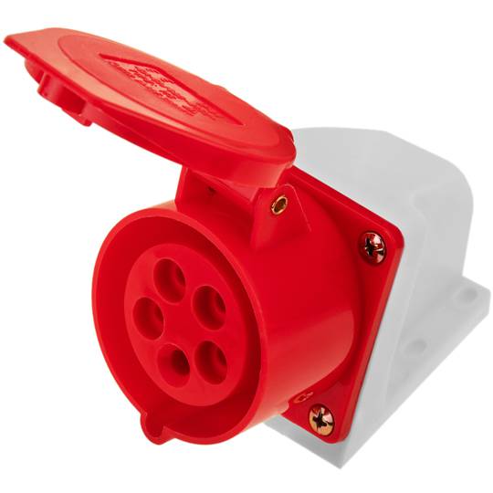 Xinman Protection Degree IP44 5P Wall Socket (16A)