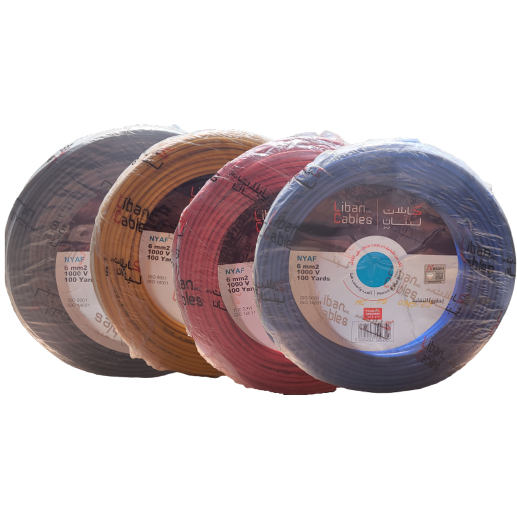 Liban Cables NYAF 6 100YD شريط مفرد شعري