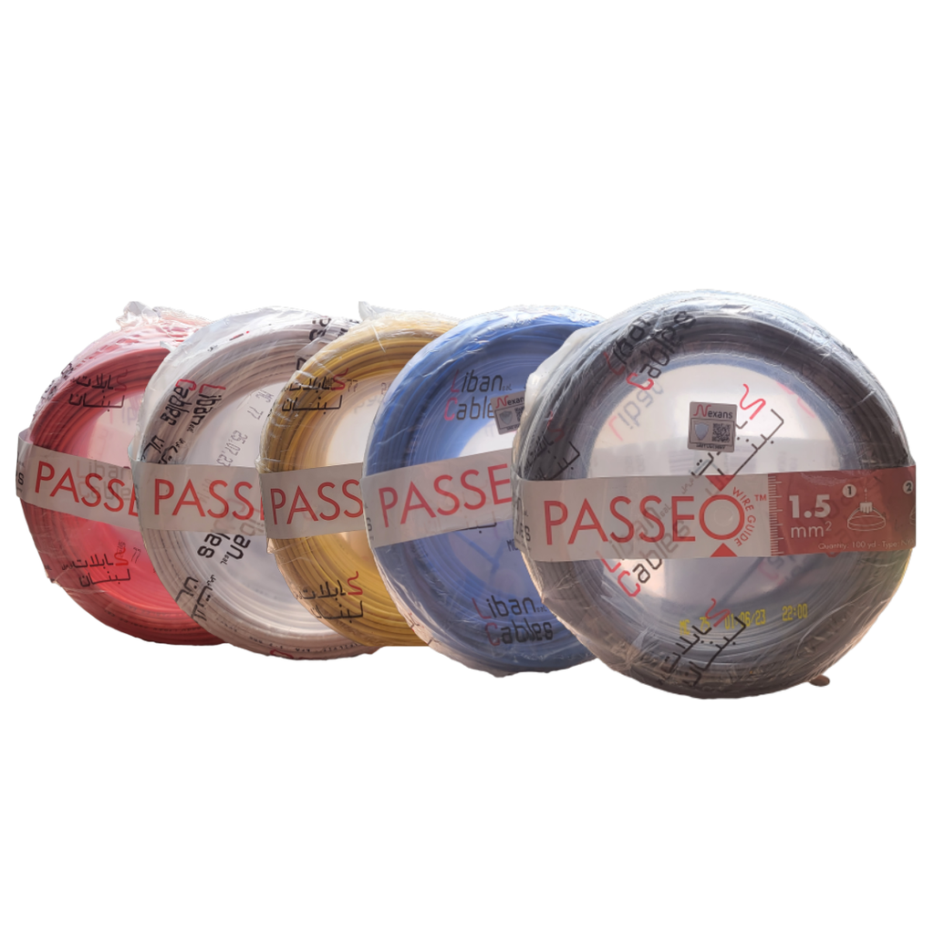 Liban Cables NYA 1.5 100YD شريط مفرد قاسي