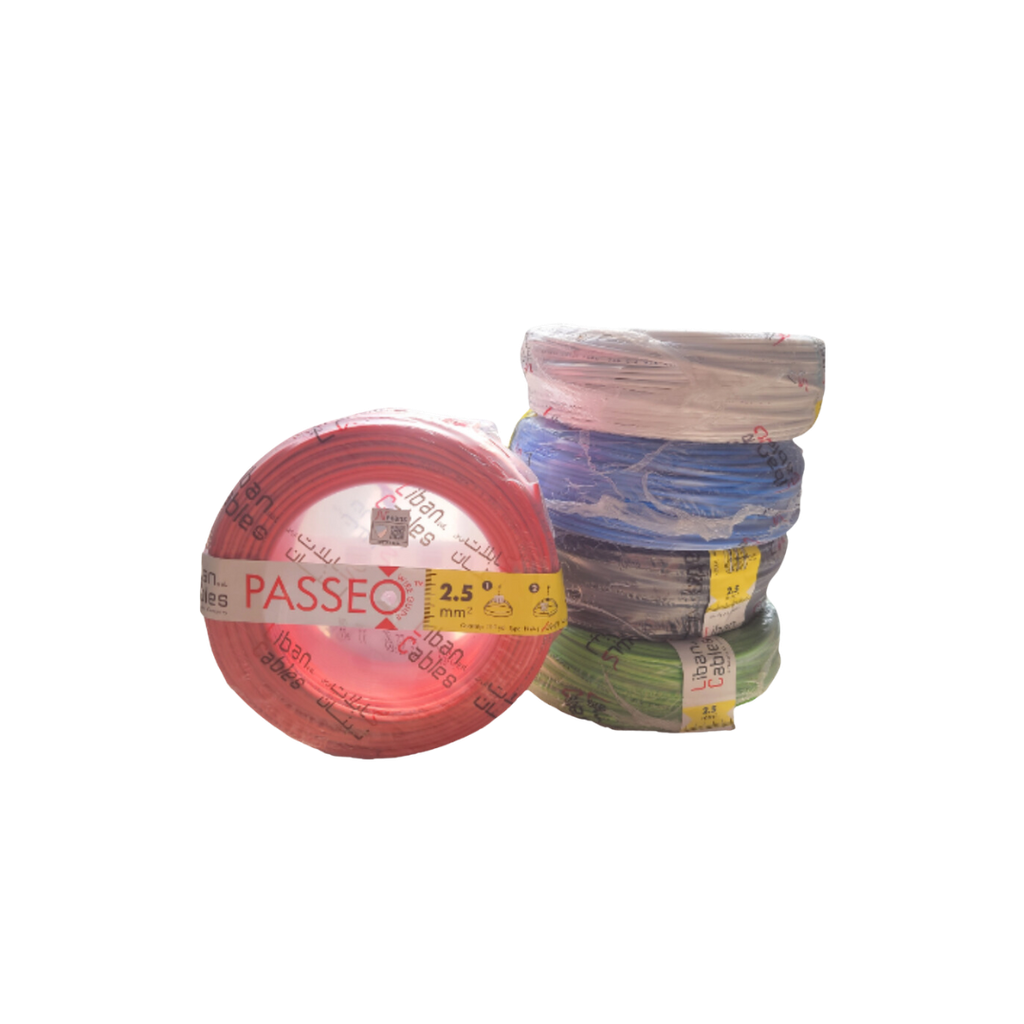 Liban Cables NYA 2.5 100YD شريط مفرد قاسي