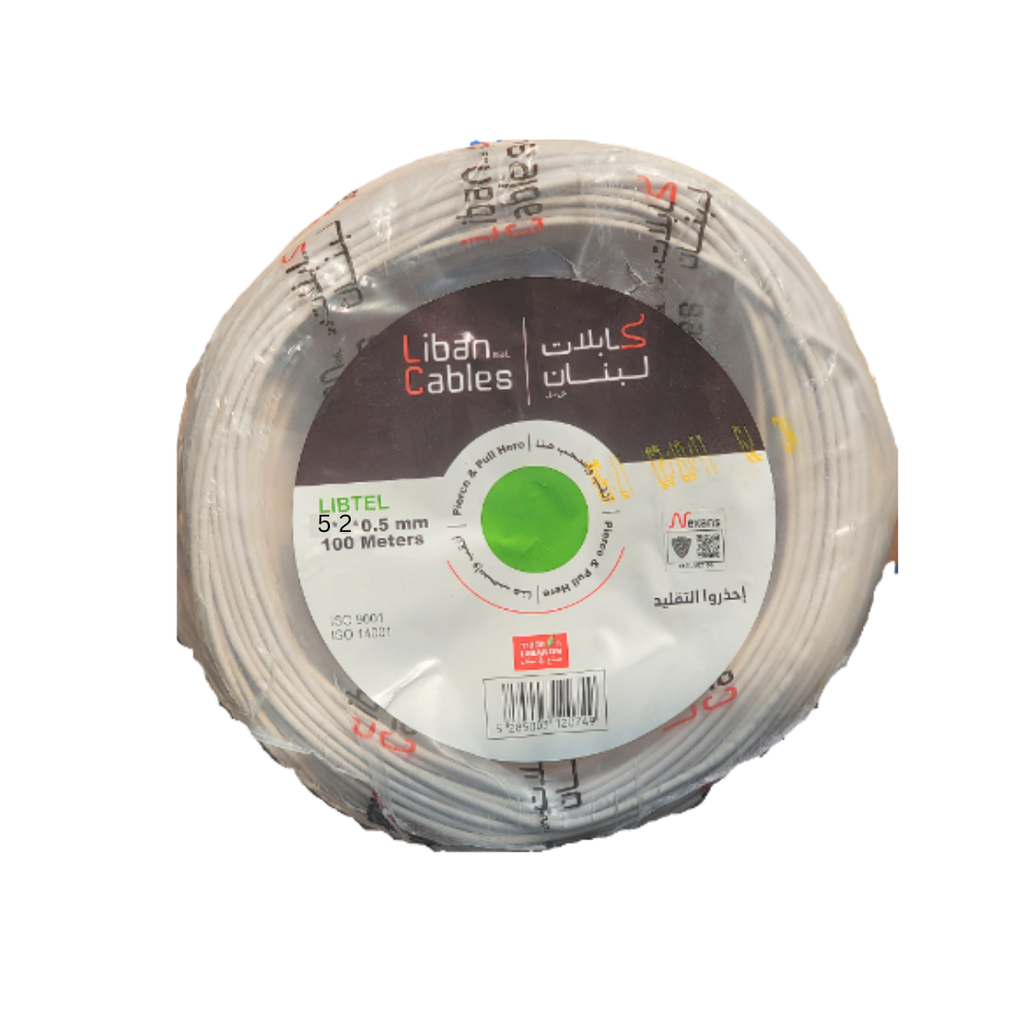 Liban Cables LIBTEL 5x2x0,5 100M شريط ليبتال 5 بار