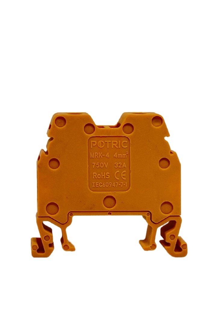 POTRIC Terminal Block MRK-4mm TR405 Yellow