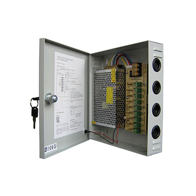 Power Supply 12V-15A 9CH  With AC socket