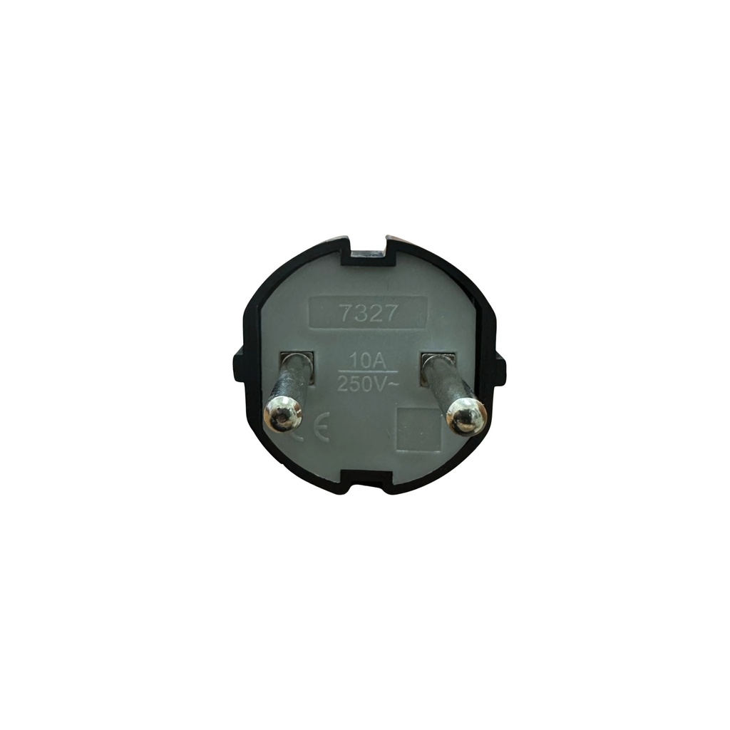 YAWEITAI European plug 4.0mm plug pin ABS Shel, ABS anti-fire core,16A 250V YW-7327