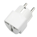 YAWEITAI "French travel adapter ABS, copper contactor 10/16A 250V~" YW-7312