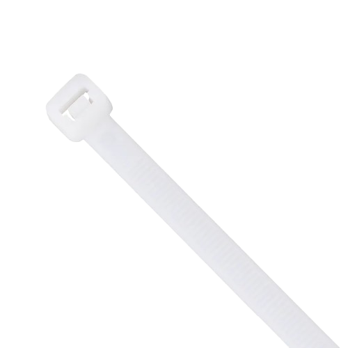 D-T Nylon Cable Tie ET-3*200 Actual Size: 2.5*200mm White 100pcs/Bag