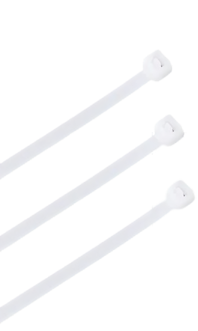 D-T Nylon Cable Tie A-5*400 Actual Size: 4.6*400mm White 100pcs/Bag