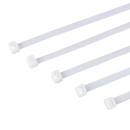 D-T Nylon Cable Tie ET-8*350 Actual Size: 7.6*350mm White 100pcs/Bag