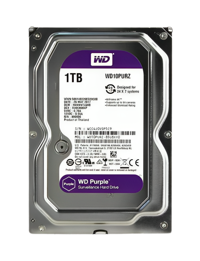WD Hard Disk Surveillance Purple 1TB