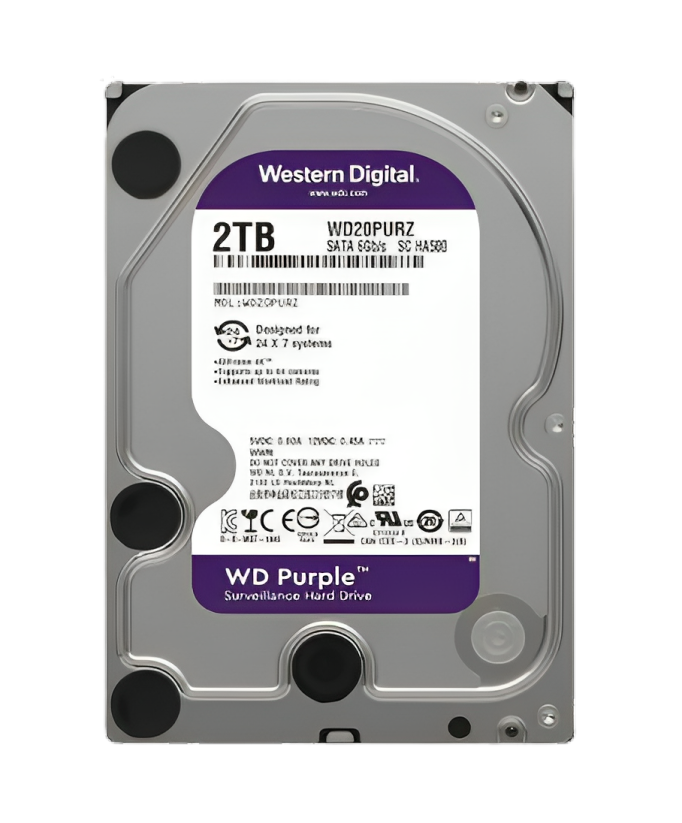 WD Hard Disk Surveillance Purple 2TB