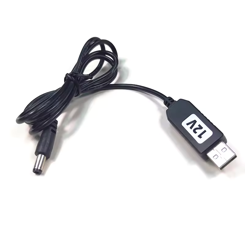 Velly Good 5V TO 12V DC cable DC 5.5*2.5MM Length: 1m