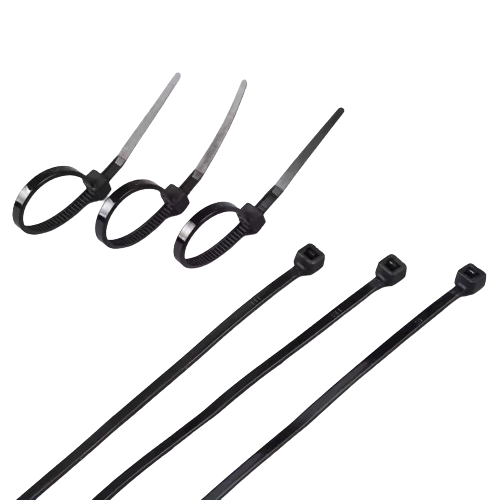 D-T Nylon Cable Tie A-4*300 Actual Size: 3.5*300mm Black 100pcs/Bag