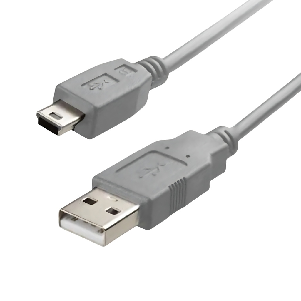 Velly Good 2.0 USB AM/5Pin V3 cable Gray OD: 6mm 1.5M