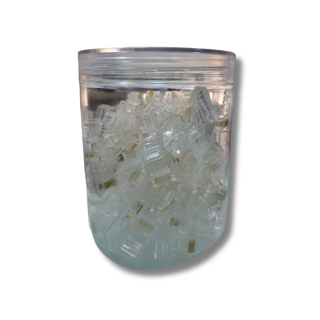 Velly Good UTP RJ45 CAT.6 8P8C Through Hole 100 PCS / Bucket