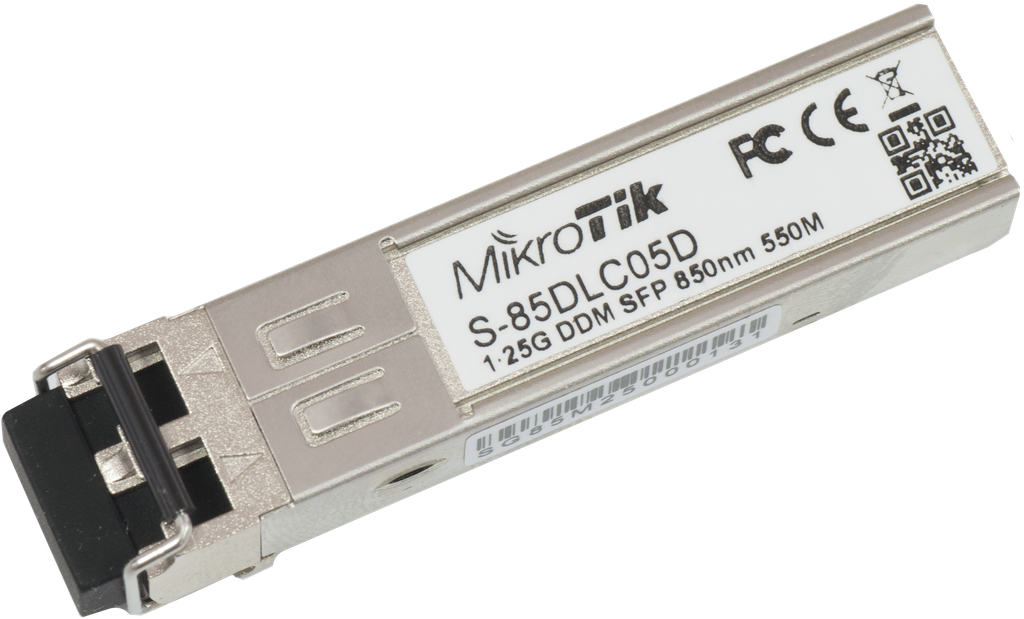 MikroTik SFP (1.25G) module, 550m, Multi Mode S-85DLC05D