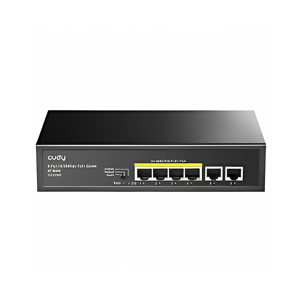 [FS1006P] Cudy 4-FE PoE Switch with 2 Uplink FE Model: FS1006P 2.0