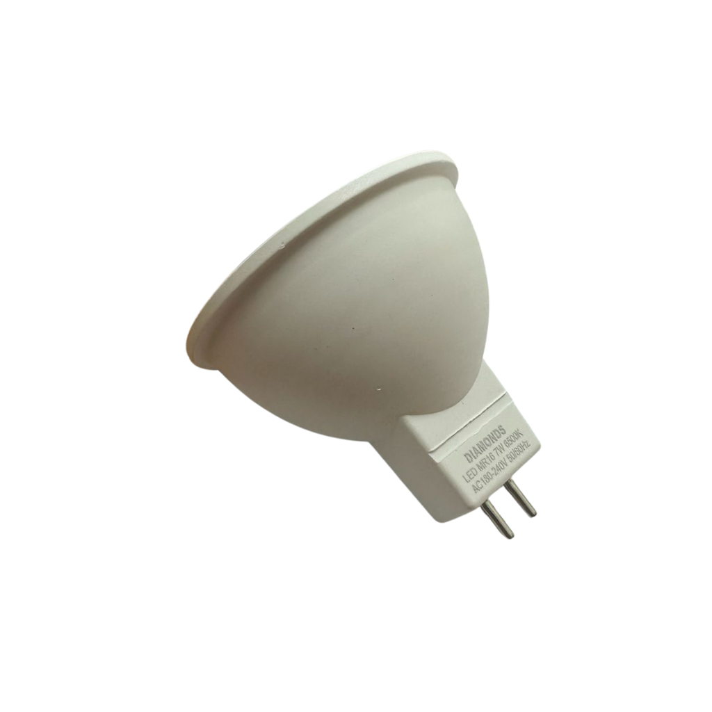MR16 Spot Lamp 7W Warm White Diffusion Glass مغشاية