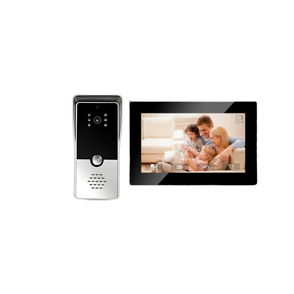 Skynex 4 Wire 7 Inch Analog Villa Kit Model Nb: SKY-LNX-M72T-4W + SKY-LNX-P5-4W