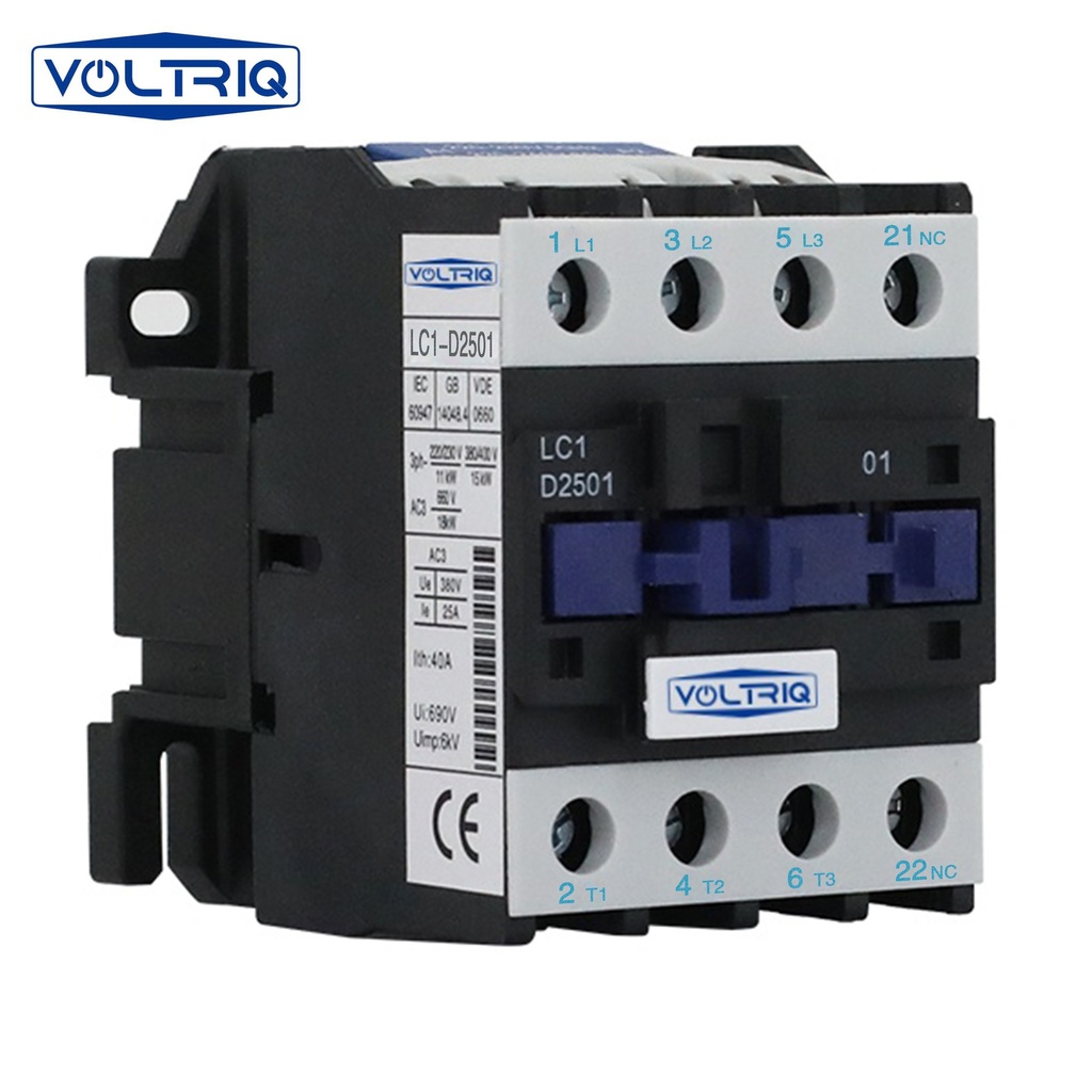 VOLTRIQ Contactor 3NO 1NC 2501 LC1D12501