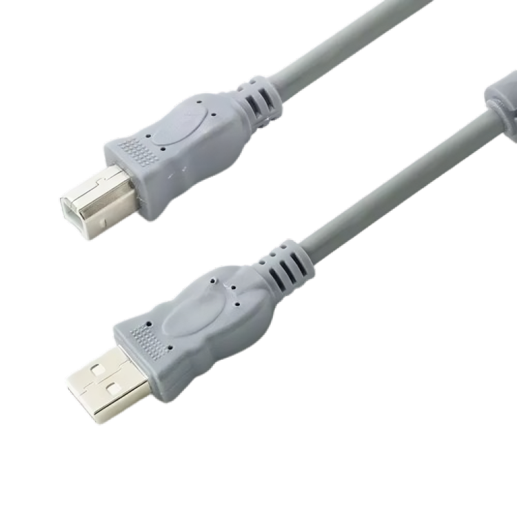 [U15] Velly Good USB Printer Cable 2.0 AM-BM Gray (1.5M)