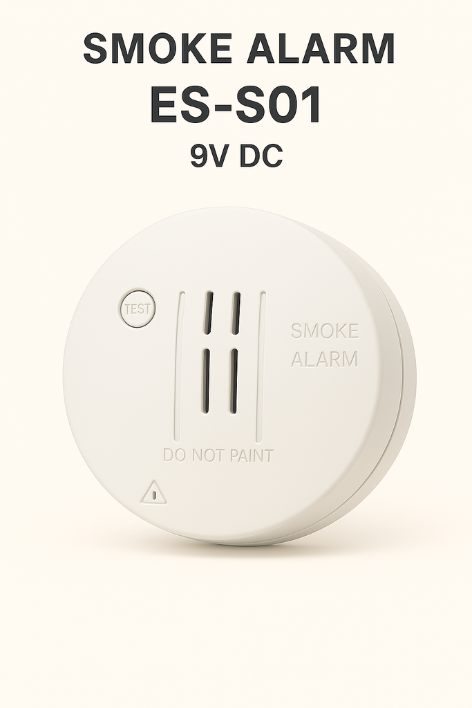 [S01] Smoke Alarm ES-S01 9V DC