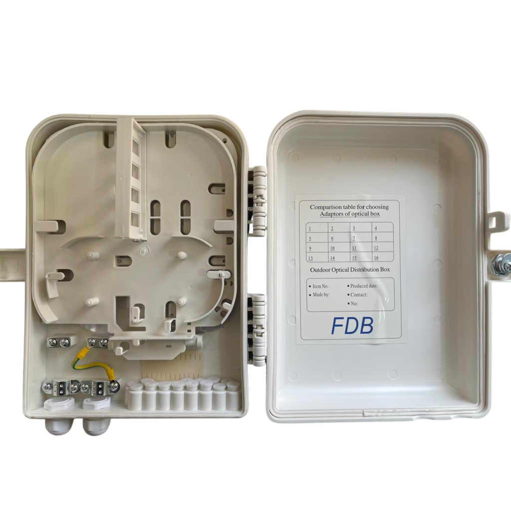 [Box 16 Core Mini] UNF Fiber Distribution Empty box (Mini plc Type), White 16 Core