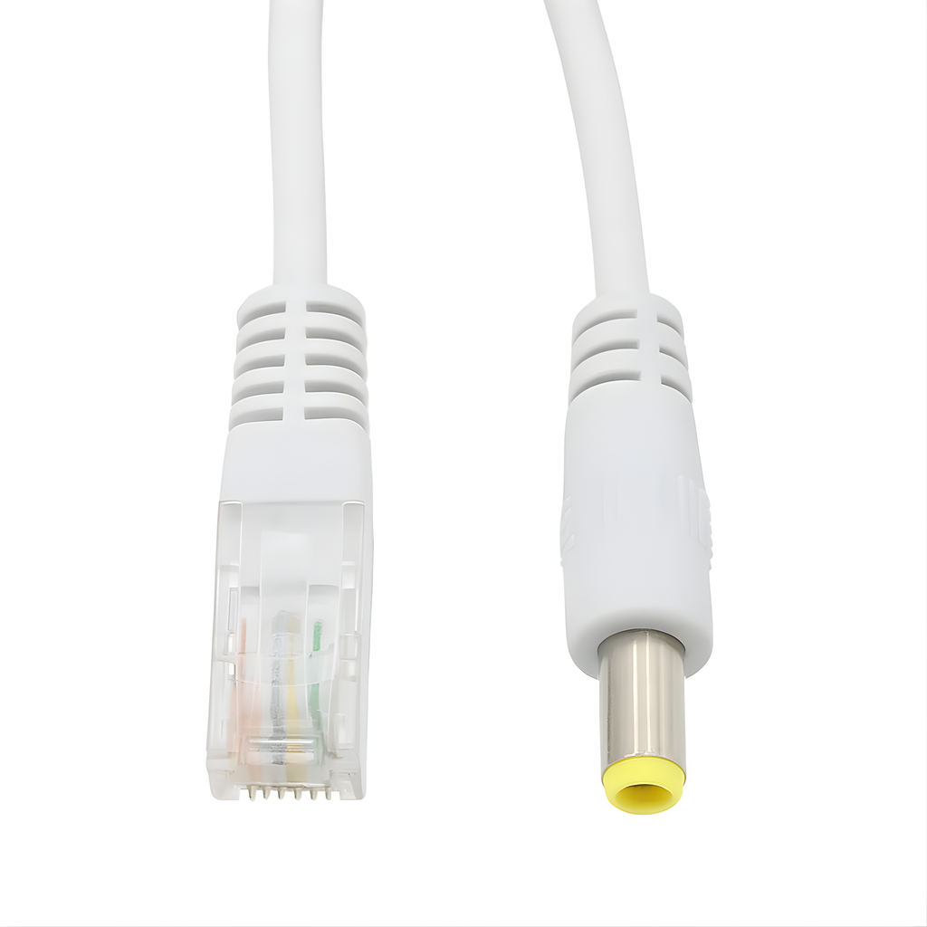 POE Connector 10/100 White Male