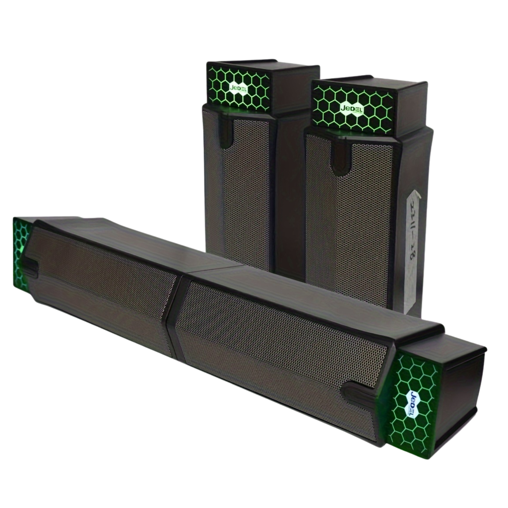[S562] Jedel LED Lighting Detachable Sound Bar 3Wx2 Wired Speaker Model: S562