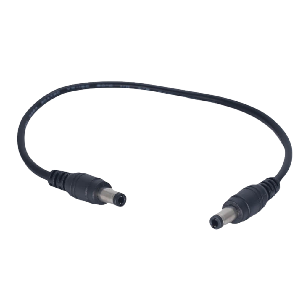 Straight Male to Male DC Power Cable 30cm