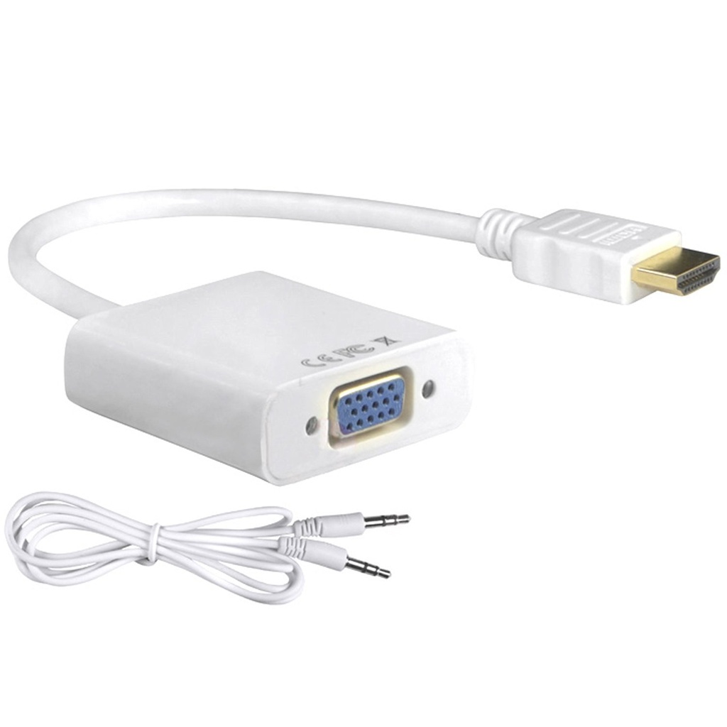 HDTV Port to VGA Adapter With Audio (Cable)