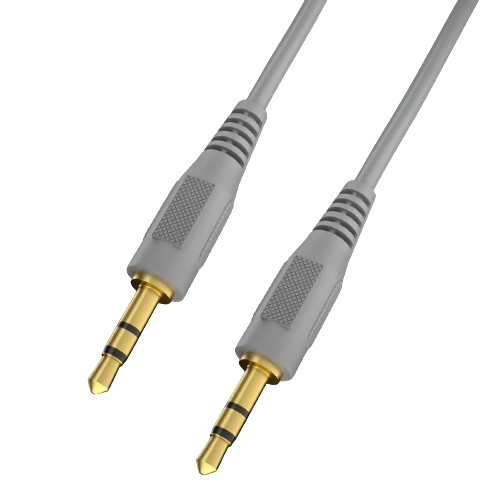[A14] Velly Good Gray Audio 1*1 1.5M M/M (AUX Cable)