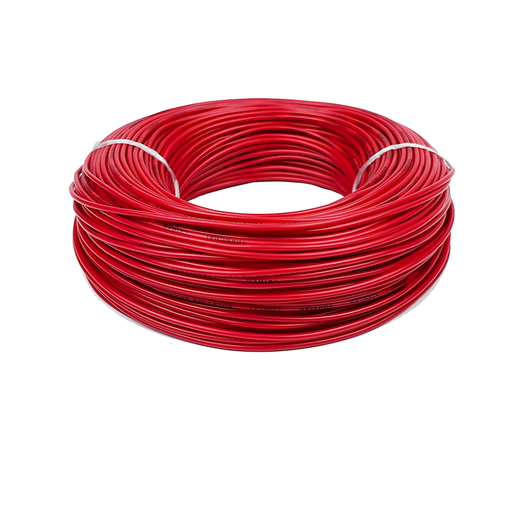 Afandi Red Fine Cables Roll 100M (10mm)